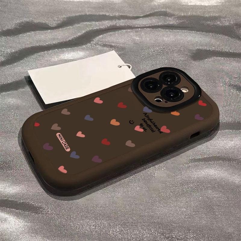 Full Screen of Love for Apple 15promax Mobile Phone Case for IPhone13/14 All-inclusive 12 for Huawei Honor 11 Female