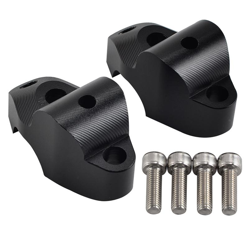1 Pair 30mm Rise Handlebar Risers Clamps for KTM 1290 Super Adventure R S T 2013-2021 1290 SAR SAS SAT 1-1/8" Handle Bar Risers