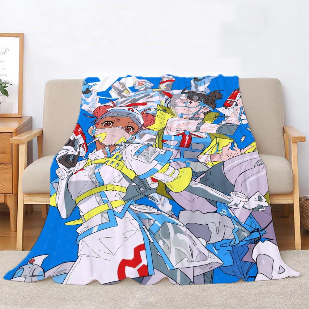 Mika Pikazo Nap Blanket King Size Interior for Home Beach Towel Fluffy Soft Blankets &amp; Throw Luxury Bedding Knitted Plaid Knee