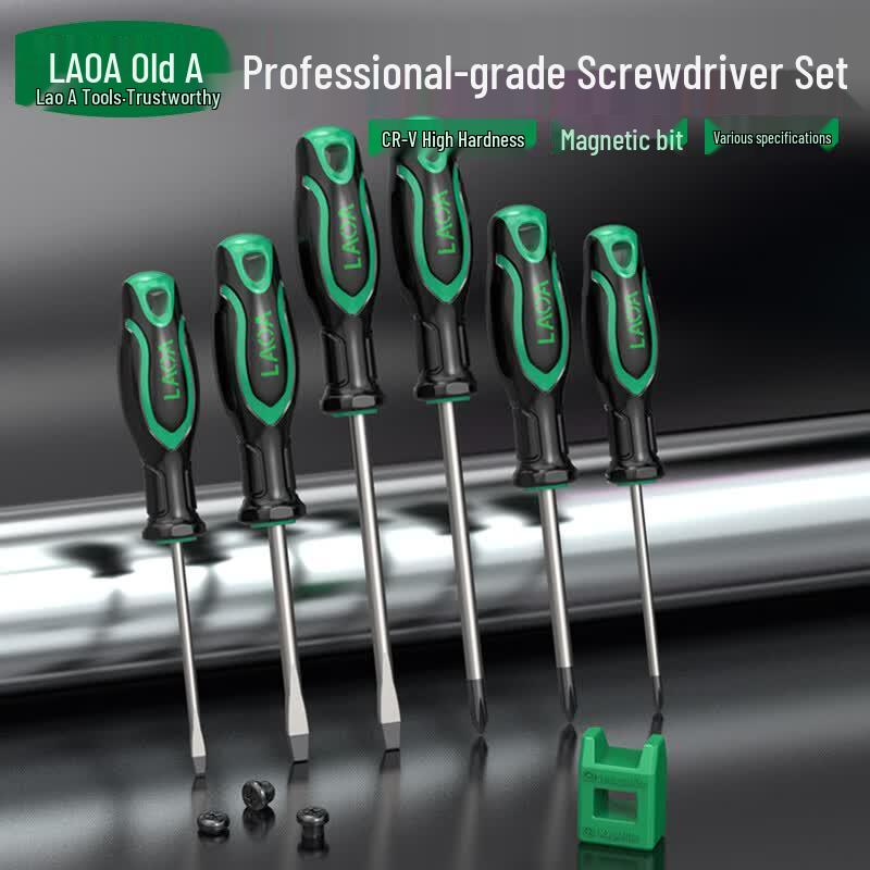 LAOA 9-Piece Magnetic Screwdriver Set