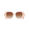 Burberry Full Frame Semi-Transparent Acetate Square Sunglasses Women Sunglasses Pink 4083200