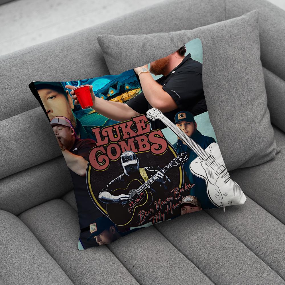 

Singer LLuke CCombs Pillow Case Soft Cushion Cases for Farmhouse Sofa Decor Home Decorations and Protector 30x30cm