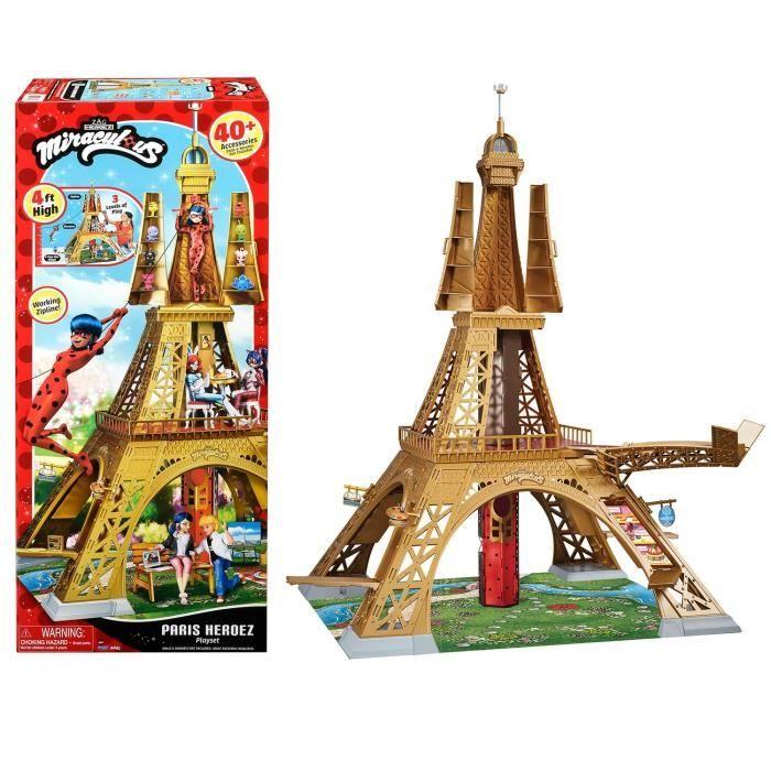 Playset deluxe Parigi - BANDAI - Miraculous - Oltre 1,20 m con accessori