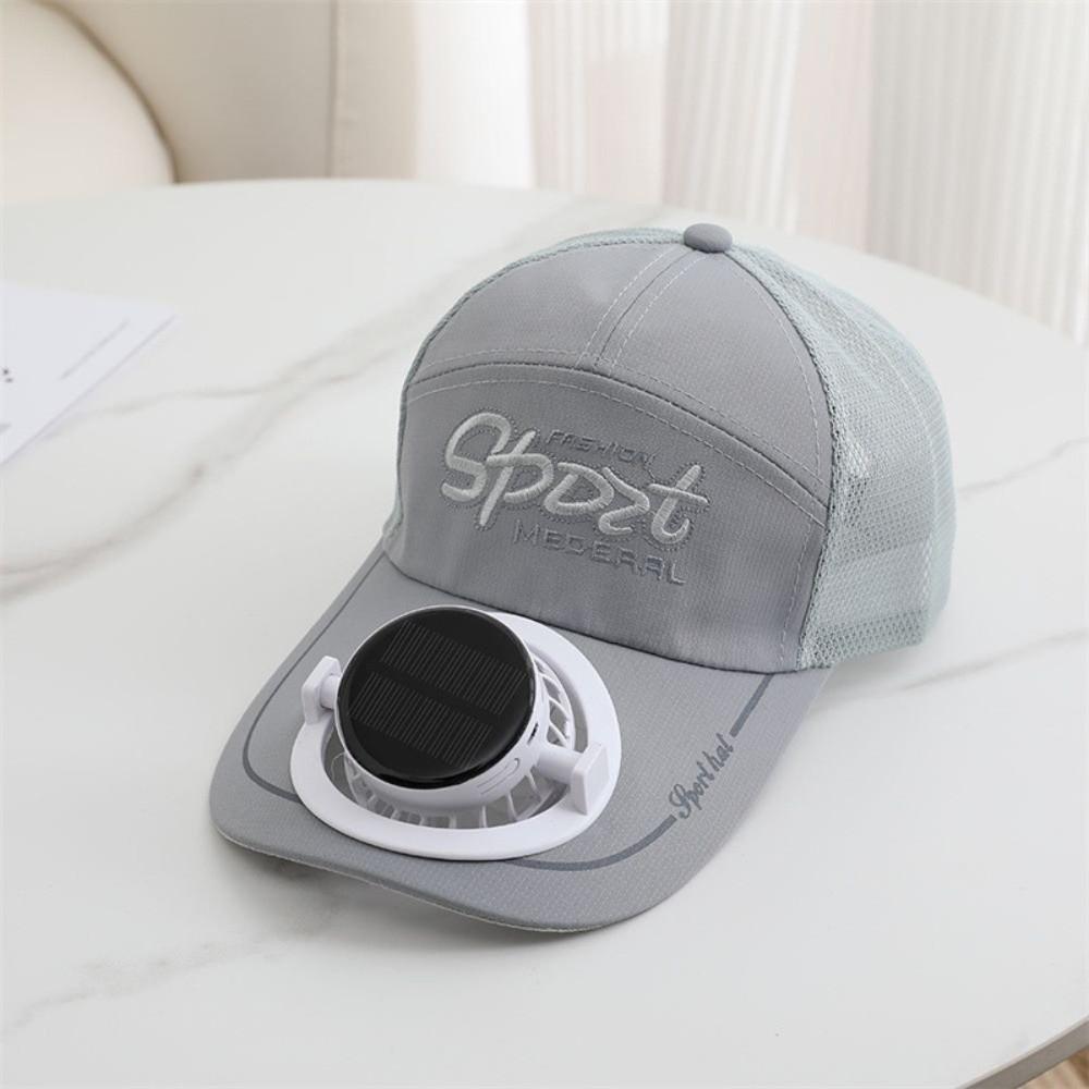 

Portable Rechargeable Fan Hat 300mA Cooling Fan Peaked Cap Gardening