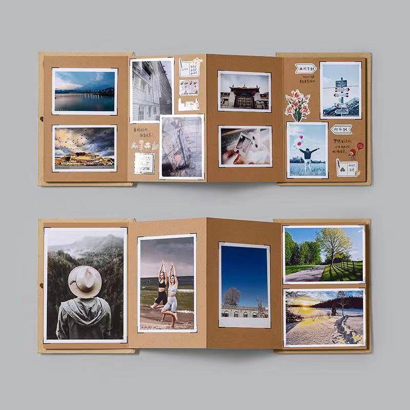 Original Accordion Folding DIY Photo Album for Handmade Gifts