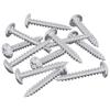 Wood Screws 12 Pcs Silver M4 X 25 Mm Steel
