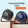 Portable Rechargeable USB Mini Desk Fan for Home, Office, and Student Use