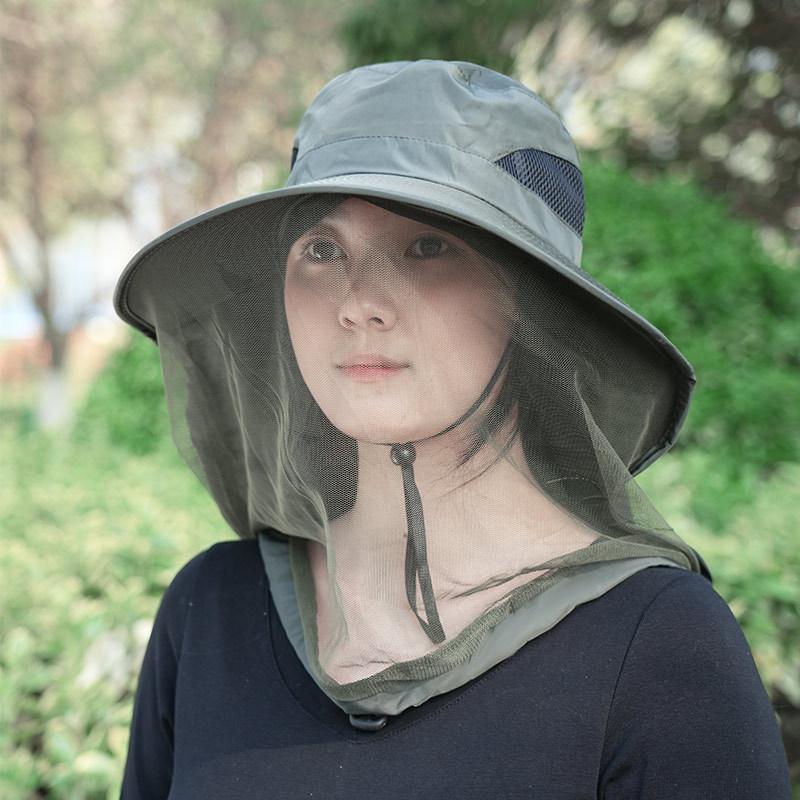 Anti-mosquito Hat with Mesh Face Shield, Protective Hat for Outdoor Leisure,sun Protection, Summer Breathable Anti-mosquito and Insect Fishing Hat