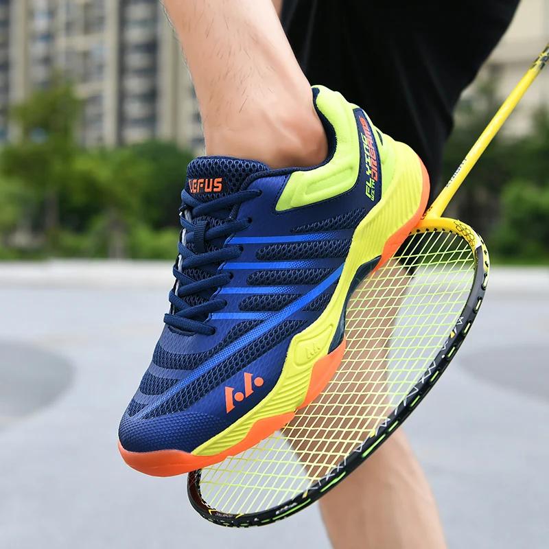 Professional Badminton Shoes Men Women Badminton Sneakers Light Weight Tennis Footwears Mens Tennis Sneakers