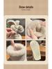 Women's and Men's Winter Non-Slip Thick-Soled Height-Boosting Fur-Trimmed Bowknot Plush Cotton Snow Boots