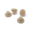 4PCS 0.5M 12T 28T 3MM Free Fit Nylon Double Duplex Gear