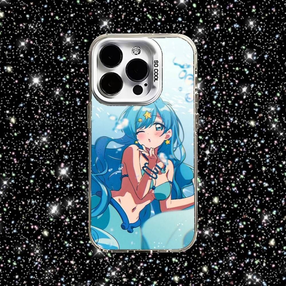 

Mermaid Melody Pichi Pitch Phone Case For iPhone 16,15,14,13,12,11,Pro,XS,Max,Plus,Mini,SE White Candy Matte Shockproof Cover iphone14plus