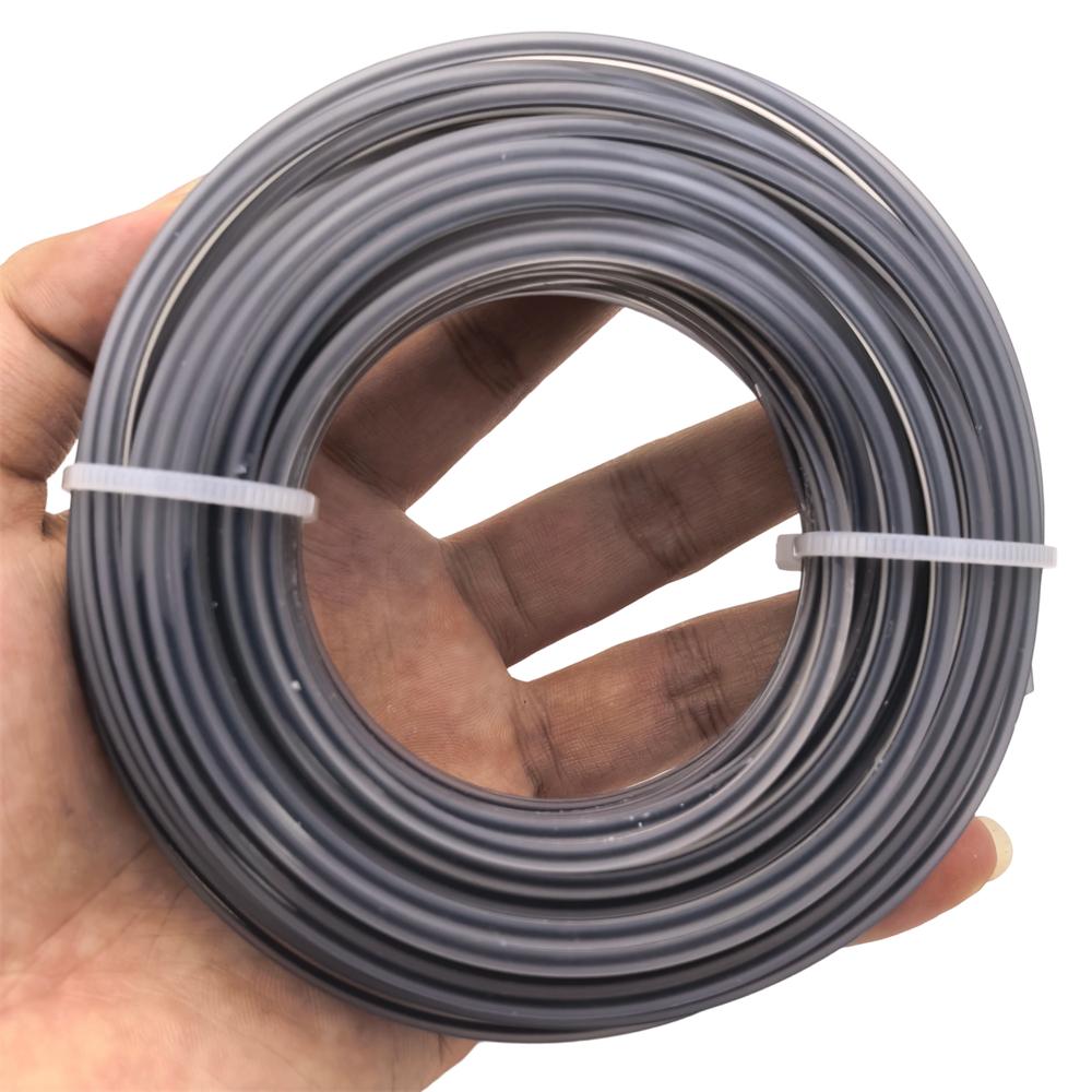 Grass Trimmer Line 2.4/2.7/3.0mm 15m Nylon Brush Cutter Strimmer Rope Mowing Wire Lawn Mower Garden Power Tool Accessories