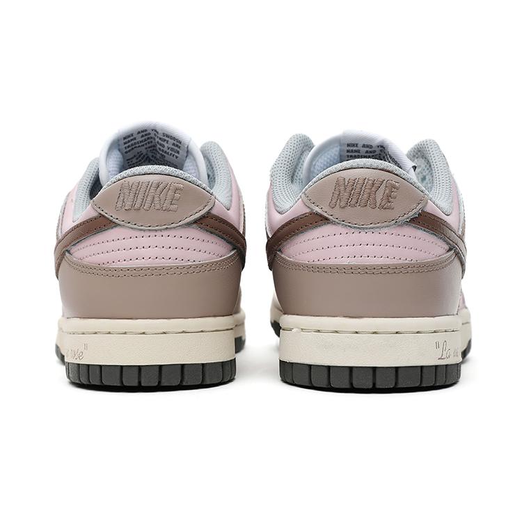 Nike Dunk Low 'light Smoke Grey' Low top Skateboard Shoes Women's Champagne Pink Brown DD1503-117(Team15-)