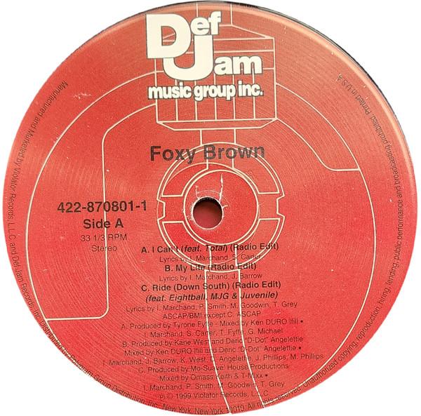 

12inch Record FOXY BROWN I Cant 4228708011 Def Jam Music G 1999 US Rap HipHopRB Used