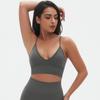 Nessaj Women Sports Vest Backless Gym Fitness Underwear Yoga Bra Sleeveless Running Push Up Tank Top