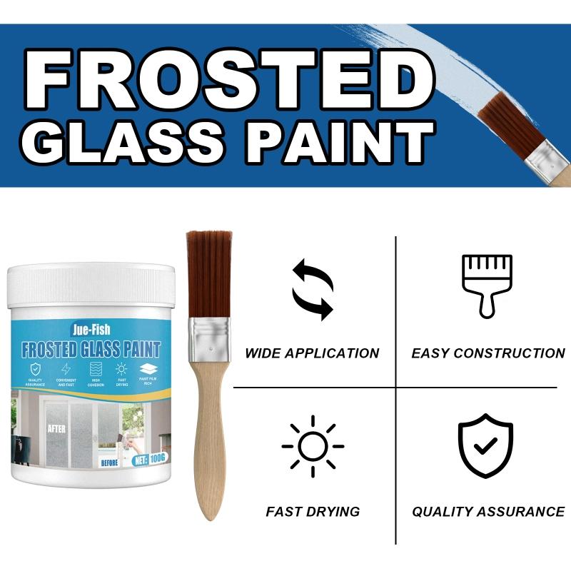 Frosted Glass Spray Paint for Windows 100ml Door & Window Shading Frosted Glass Paint Frost Spray Paint for Home Office
