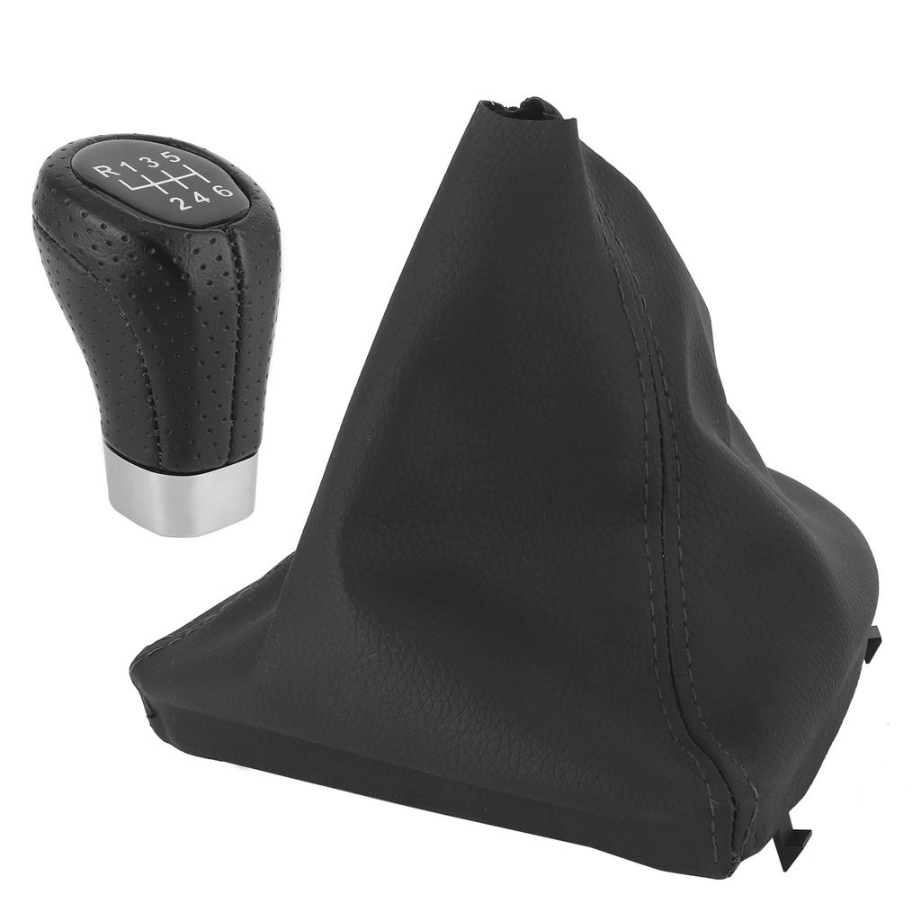 6 Speed Car Shift Knob with Dustproof Cover Fit for 3 Series E90E91E92 2004?2013 LHD