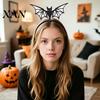 Witch Costume Accessories Halloween Bat Headband, Felt Glitter Hairband Photo Booth Props for Costume, Festival Masquerade Party Prop Headband Adults