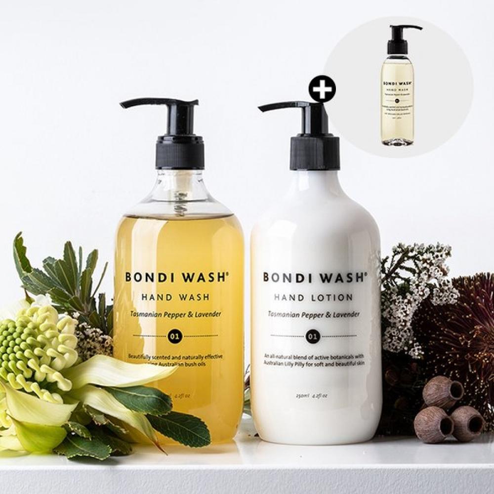 Bondi Wash Hand Duo Set 250ml Hand Wash Hand Lotion +body Lotion Or Wash 40 Single option