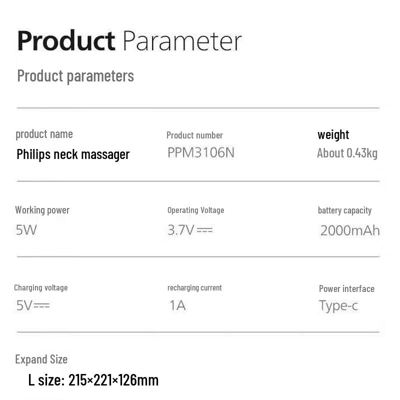 Philips U-shaped Neck Massager Pillow