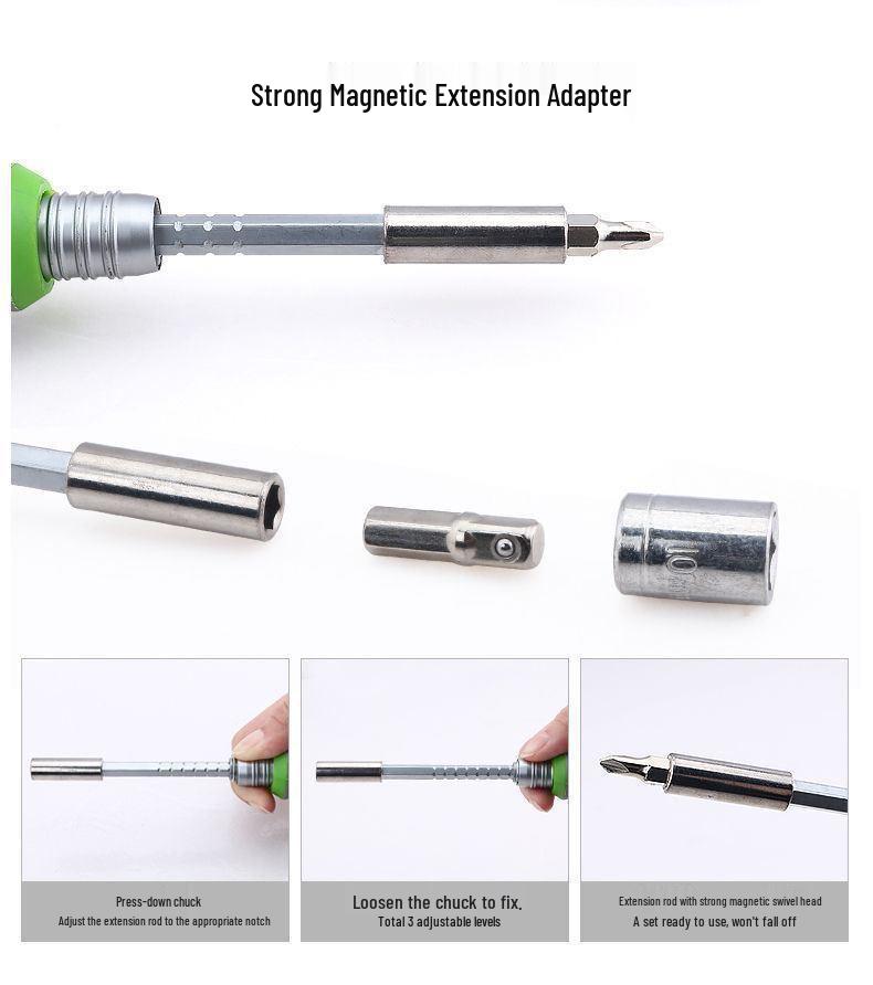 41-in-1 Multi-functional Screwdriver Set: Torx, Triangle, Hex, Y-Type, Phillips S2 Alloy