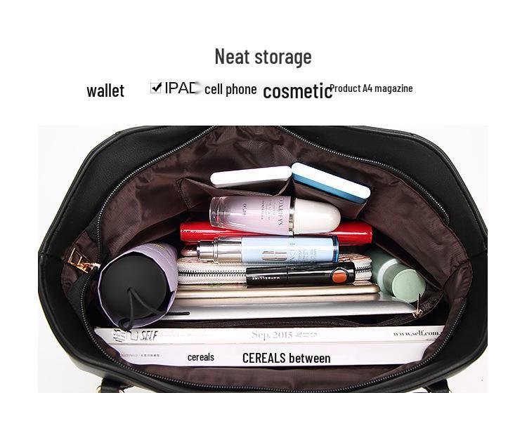 2023 Avrupa & Amerikan Minimalist Tote: Çok Yönlü, Büyük Kapasiteli Kadınlar için Çapraz Askılı ve Omuz Çantası