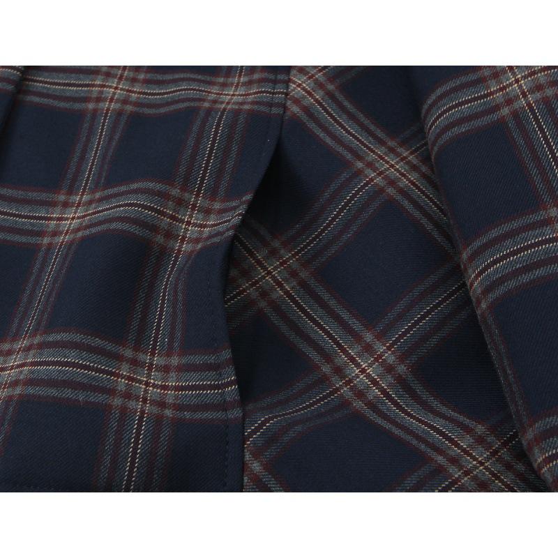 High-End Women's Plaid Hooded Jacket & High-Waisted Lantern Pants Set