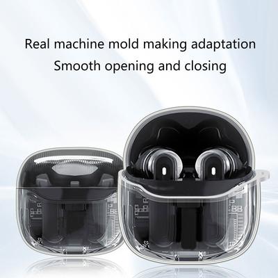 Clear Protect Carrying Case Shockproof for JBL TUNE FLEX 2 Headphone Dustproof Housing Washable Scratch Resistant Sleeve