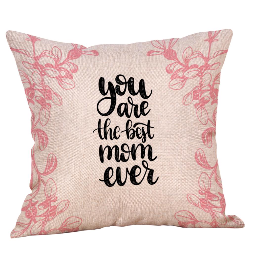 Happy Mother's Day Pillow Case Sofa Bed Home Decoration Festival