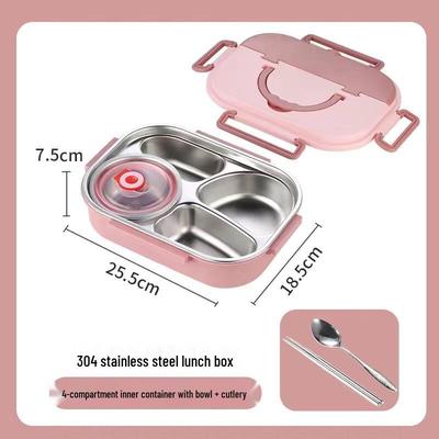ZISIZ Kids 304 Stainless Steel Insulated Lunch Box