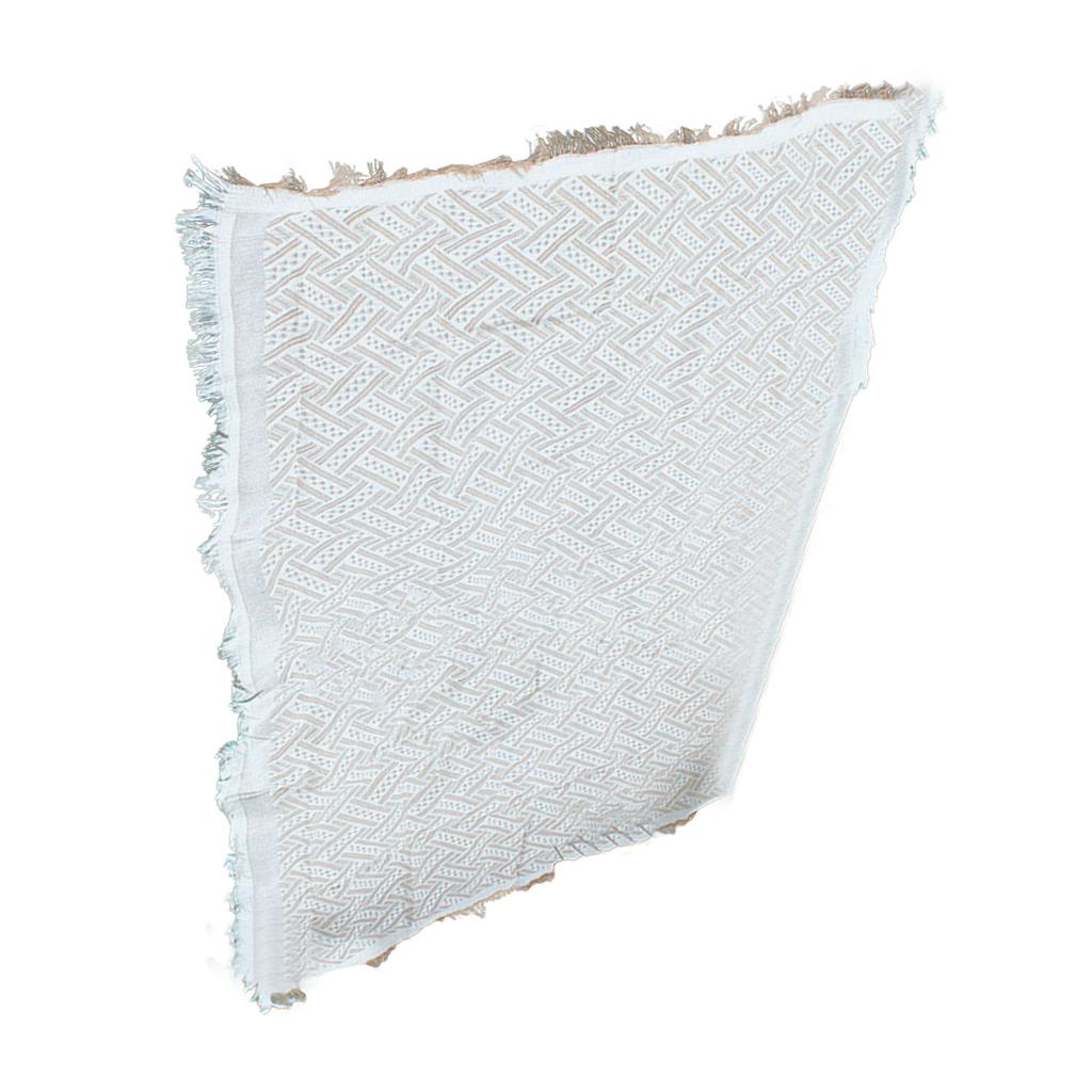 Outdoor Picnic Blanket with Fringe Cotton Soft Comfortable Simple Style for Camping Beach 180x130