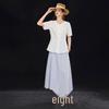Women's Breathable Tencel Blend V-Neck Slim Fit Shirt
