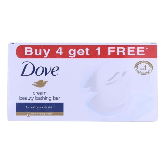 

Dove Star Combo - Крем-мыло для красоты, 100 г (Купи 4 Получи 1, 5 штук) Промо-пакет