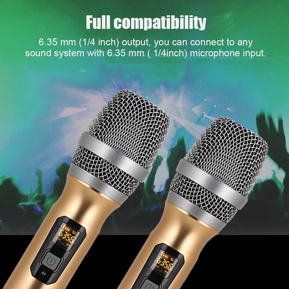 Digital Frequency Modulation UHF 500~980MHz Universal Wireless Microphone for Computer TV