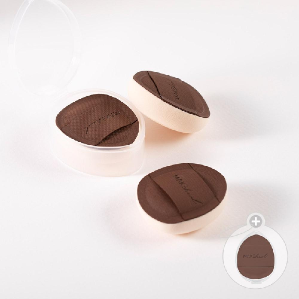 Makeheal [exclusive Case Included] Mini Pang Pang Puff 2p Set Of 3 Mini Pang Pang Puff 2P 3 SET