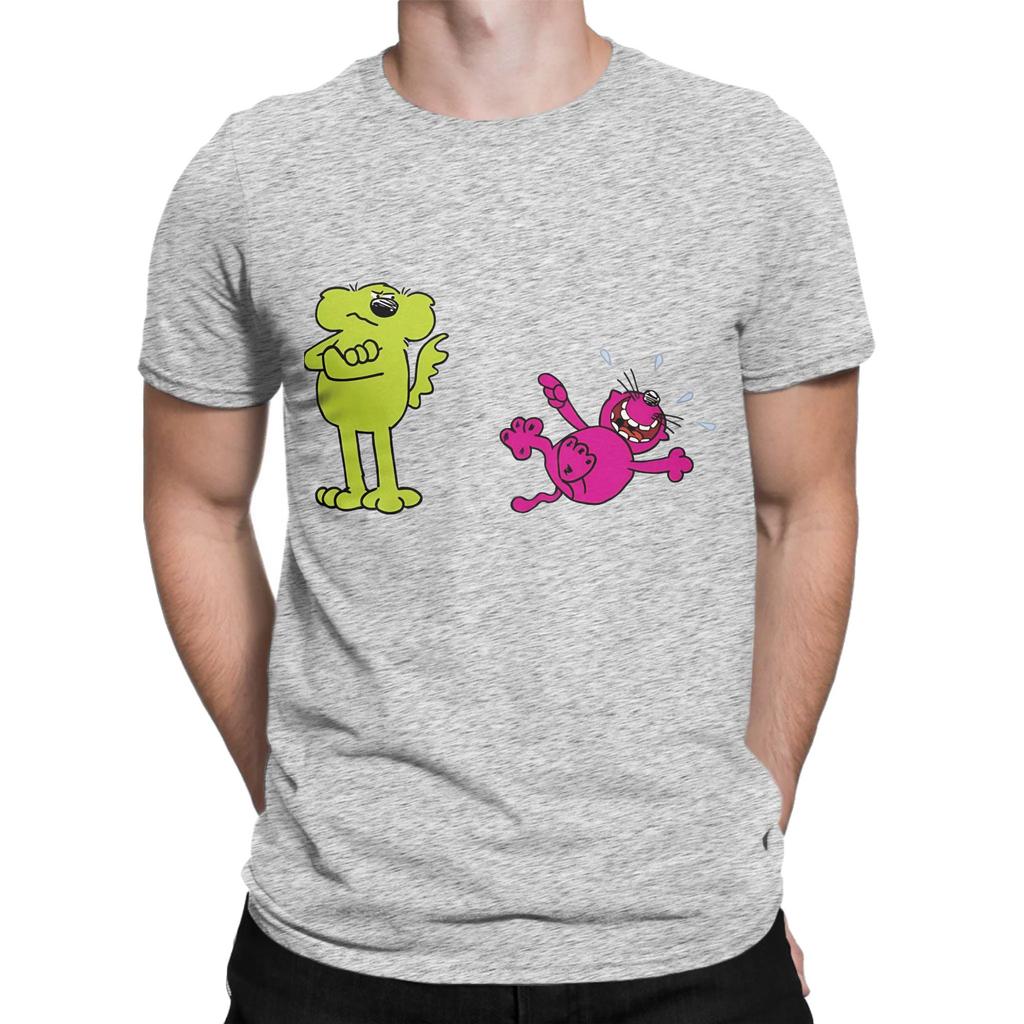 Roobarb and cCustard Dog and from Childrens TV Essential Funny 100 Cotton TShirt Roobarb and cCustard Tees Tops For Unisex