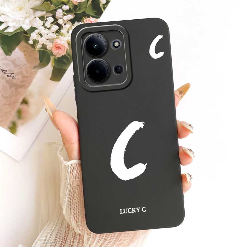 For Xiaomi Redmi 15C 5G Case Cover Lucky Letters Phone Case For Xiaomi Redmi 15C 15 C Redmi15C Redmi15 4G 5G Soft Fundas