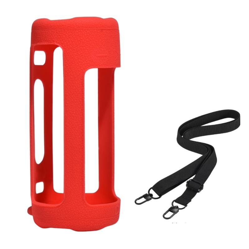 Shockproof Silicone Protective Cover For GRIP Portable Speaker With Comfortable Shoulder Strap Storage Bag Replacement