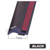 5M Slanted T-Type Seal Strip Car Headlight Bumper Lip Fender Rubber Weatherstrip