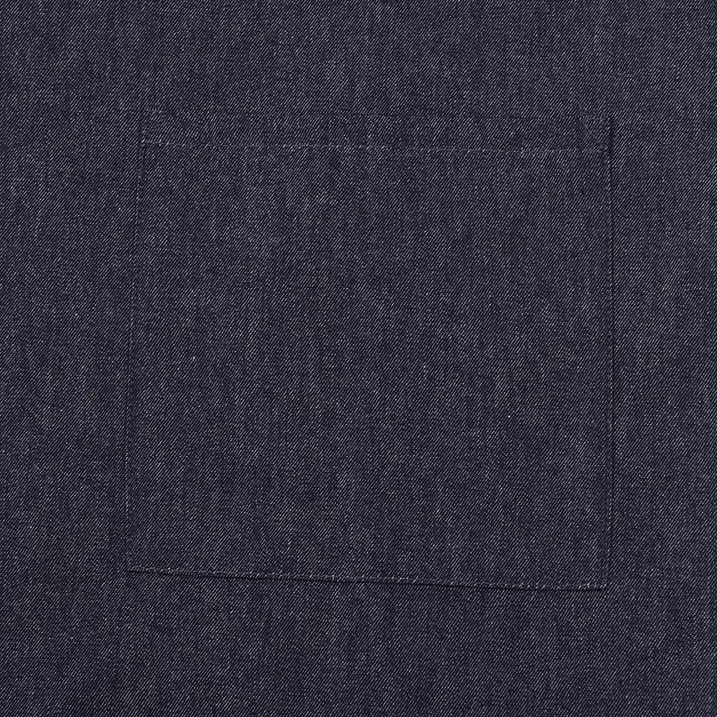 Apron Pin Tuck Apron Dark Blue [Kusuguru Japan] Denim-style K103-88 M-L