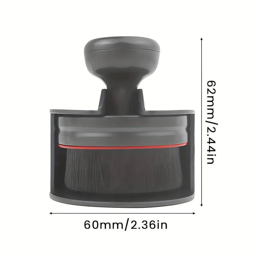 Pensulă aplicatoare premium vegană pentru lustruirea anvelopelor cu suport, perie de detailing auto - nailon durabil, perfectă pentru detailing și curățare auto, negru roșu