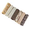 7Pcs Pure Cotton Material Patchwork Cloth 50*50cm Square Size Pre-cut Fabric  Dorm Bedding DIY