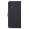 For Samsung Galaxy Xcover7 Phone Case with RFID Blocking Genuine Cow Leather Cover