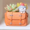 Backpack Dog Succulent Pot Mold Flower Pot Resin Mold Home Office Desktop