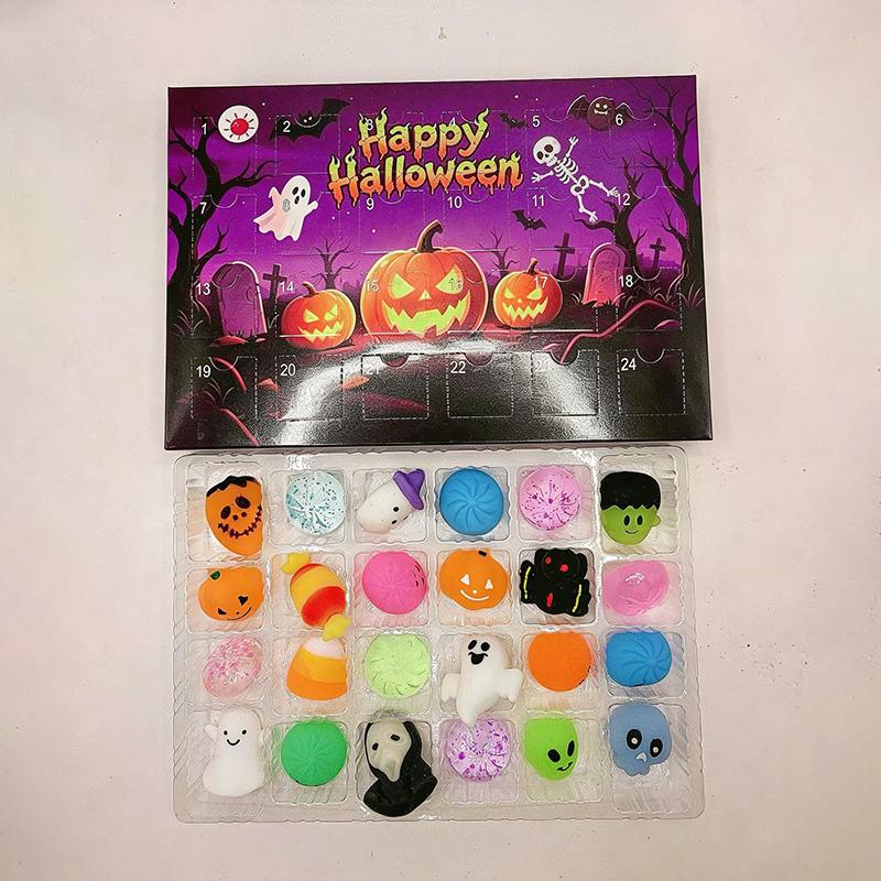 24Pcs Stress Relief Food Squeezable Blind Box Pack High Elastic Tear Resistant Slow Rising Fidget Toy Gift For Kids Teens