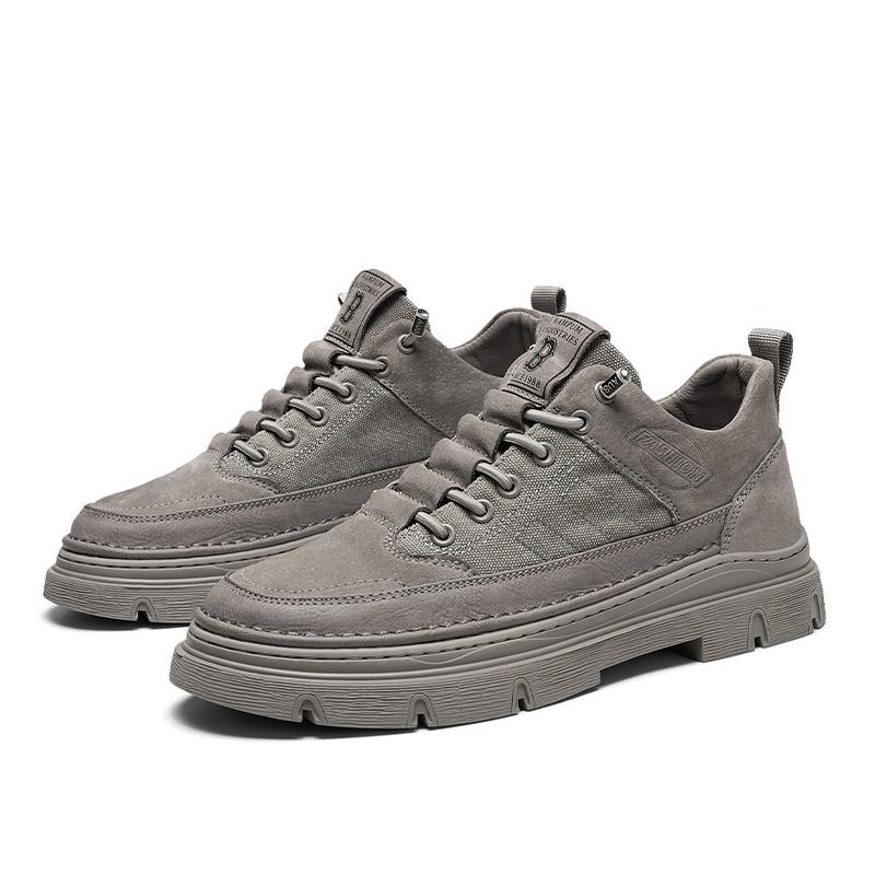 

Осенне-зимние мужские туфли для сноуборда Модный минималистичный дизайн для отдыха на свежем воздухе Прогулки Упражнения Повседневные офисные черные туфли 44 серый