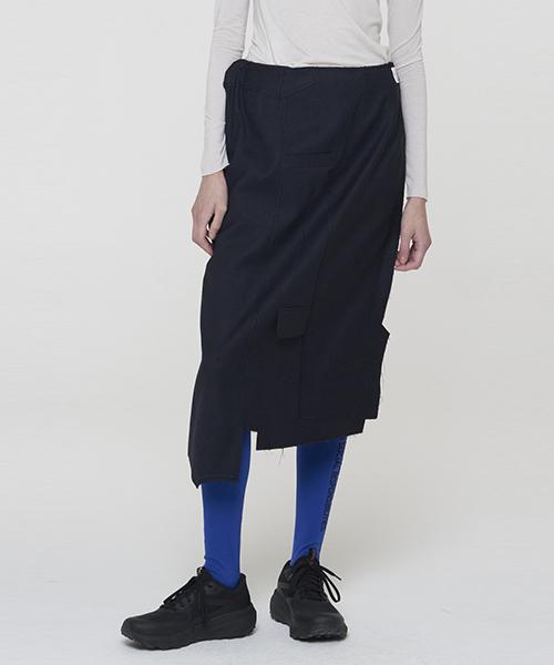 RECODE Puzzle Midi Skirt_Rqkam24526Bkx