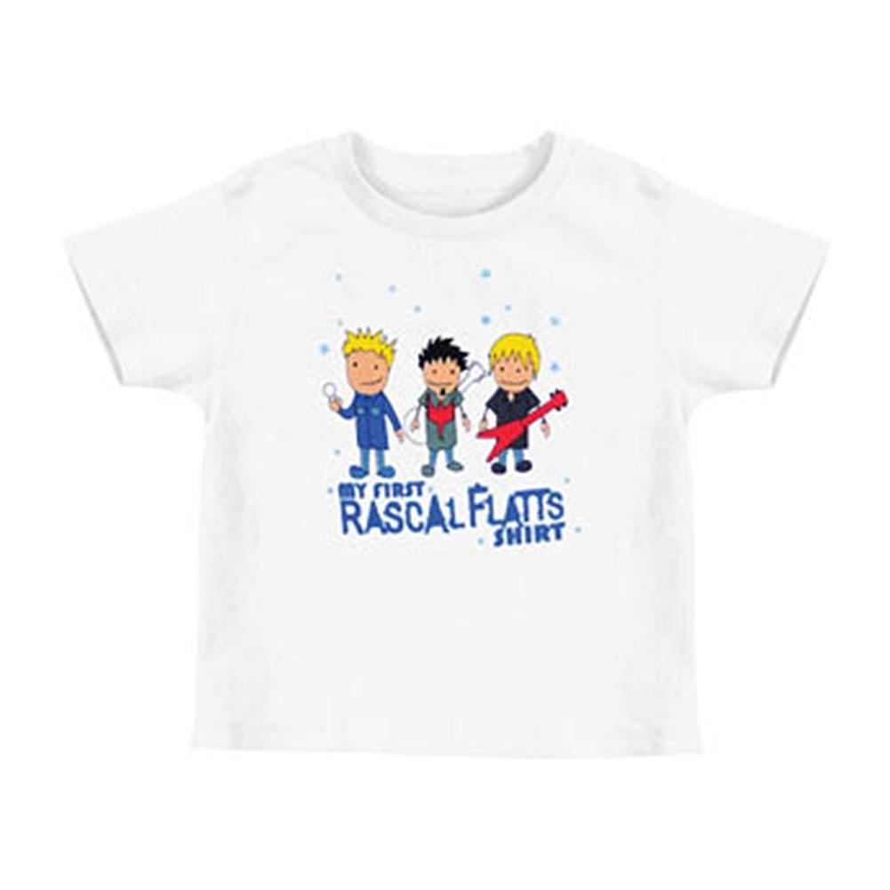 Little Boys  Rascal Flatts My First Shirt Childrens T-shirt 2T White XXXXL