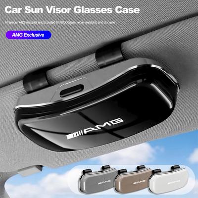 Car Visor Glasses Case Sunglasses Holder Accessories For Mercedes Benz AMG W203 W205 W206 W211 W220 W212 W201 Brabus 2026 New Z16